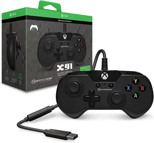 Геймпад Hyperkin X91 Wired Controller Black для Xbox, ПК - проводной