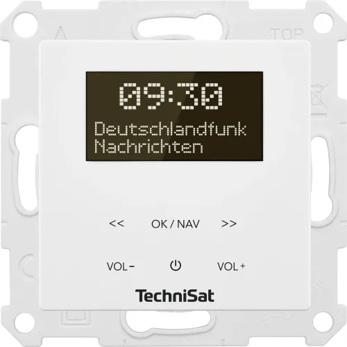 Radioodbiornik TechniSat DigitRadio UP 55 Radio FM DAB+ Bluetooth Biały