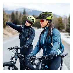 Kask rowerowy WOZINSKY HT-28VCZ Czarno-żółty MTB z lampką (rozmiar M)