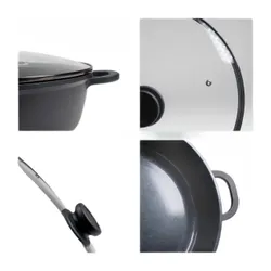 Patelnia wok KELA KE-15174 Atura 32 cm Czarny