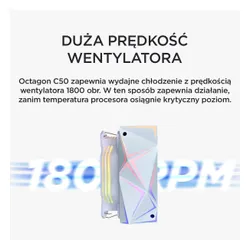 Chłodzenie CPU RAMPAGE Octagon C50 ARGB