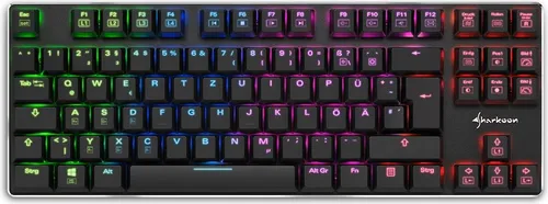 Klawiatura Sharkoon PureWriter TKL Kailh Red