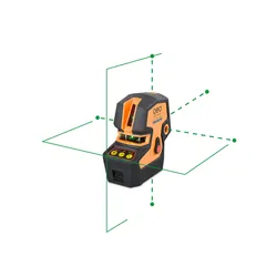 Zielony laser punktowo-krzyżowy Geo-Fennel CrossPointer5 GREEN SP