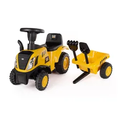 Jeździk Traktor z przyczepką Caterpillar CAT jeździdełko dla dziecka pojazd 12M+