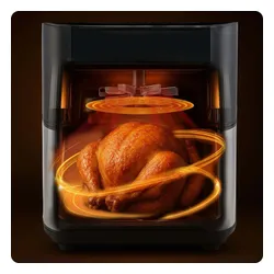 Air Fryer Frytkownica beztłuszczowa BERDSEN BD-655 6.5l 8 automatycznych programów