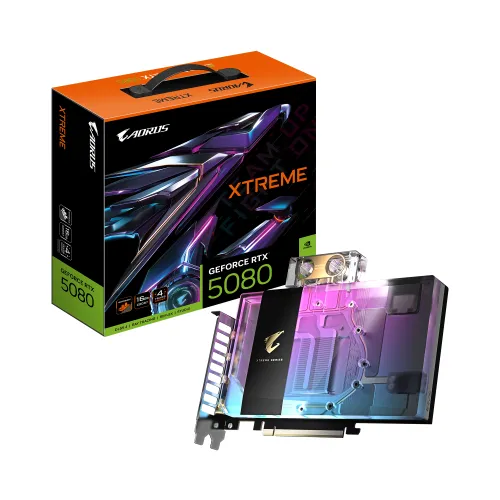 Karta graficzna Gigabyte GeForce RTX 5080 XTREME WATERFORCE WB 16GB GDDR7 256bit DLSS 4