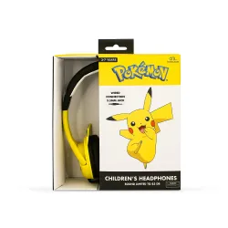 Słuchawki przewodowe z mikrofonem OTL Technologies Pokémon Pikachu Dla dzieci Nauszne Żółto-czarny