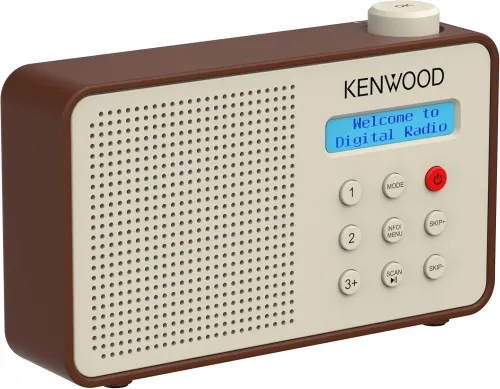 Radioodbiornik Kenwood CR-M25DAB-T Radio FM, DAB+ Bluetooth Brązowy