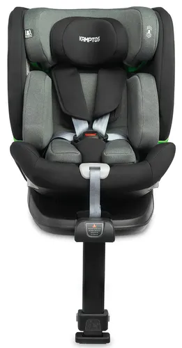 Fotelik samochodowy CARETERO Kamptos I-SIZE 40-150 cm (0-36 kg) Szary