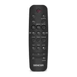 Wieża Sencor SMC 4600DBR 30W Bluetooth Radio FM, DAB+ Czarno-srebrny