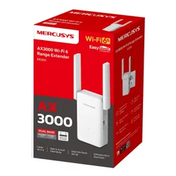 Wzmacniacz sieci MERCUSYS ME80X 2.4 / 5 GHz, Wi-Fi 6 (802.11 a/b/g/n/ac/ax)