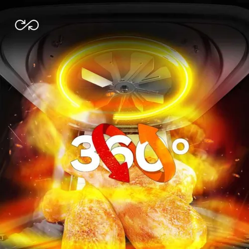 Air Fryer Frytkownica beztłuszczowa TURBOTRONIC TT-AFG5 5.5L 8 automatycznych programów