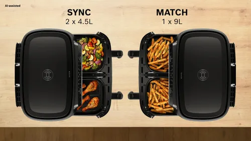 Air Fryer Frytkownica beztłuszczowa BOSCH serii 4 MAFD440B1 9l z podwójnym koszem