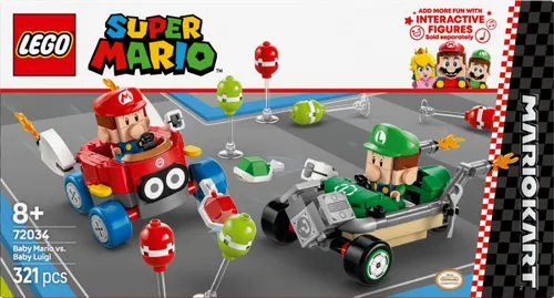 LEGO Super Mario bricks 72034 Mario Kart - Малыш Марио против Малыша Луиджи