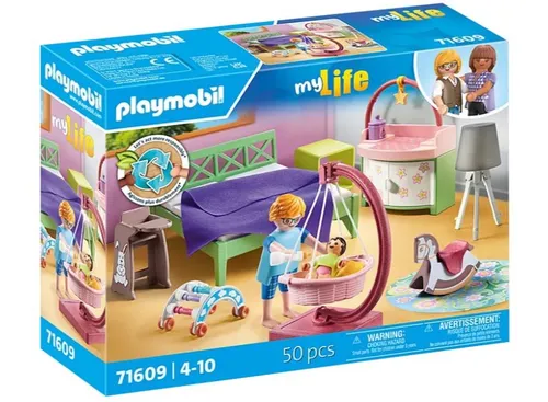 Набор фигурок Playmobil My Life 71609 Спальня с детской игровой зоной