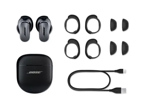 Słuchawki bezprzewodowe Bose QuietComfort Ultra Earbuds (2. generacji) Dokanałowe Bluetooth 5.3 Czarny