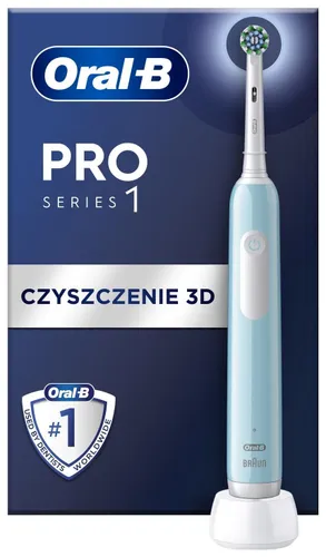 Электрическая зубная щетка Oral-B Pro 1 Caribbean Blue Cross Action