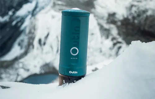 Капсульная кофемашина OUTIN Nano, бирюзовый