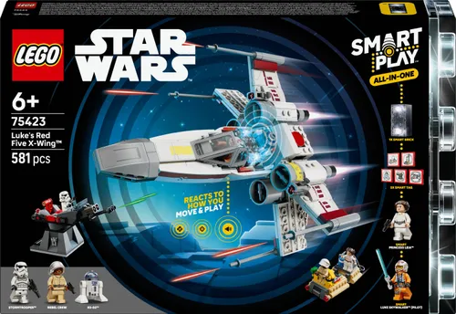 LEGO 75423 Star Wars SMART Play X-Wing Czerwona Piątka Luke