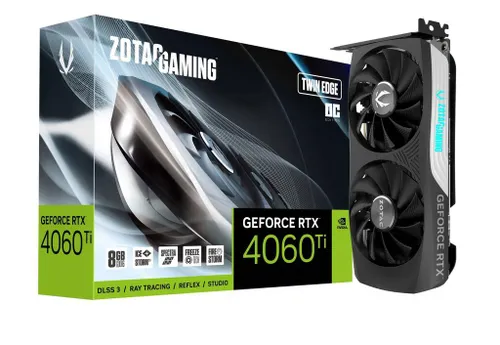 Karta graficzna Zotac GeForce RTX 4060 Ti Twin Edge OC 8GB GDDR6 128bit DLSS