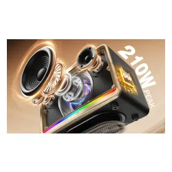 Głośnik Bluetooth W-KING H330 120W Czarny