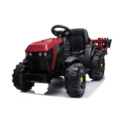 Duży Traktor Na Akumulator Z Przyczepą Pojazd Dla Dzieci Pilot Skóra Eva MP3