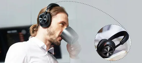 Słuchawki nauszne BLUEDIO T7 Plus ANC Czarny