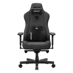 Fotel Anda Seat Kaiser 3E XL Gamingowy do 150kg Tkanina Ciemnoszary
