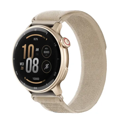 Smartwatch STELIO Activ Funkcje AI 46mm GPS Złoty