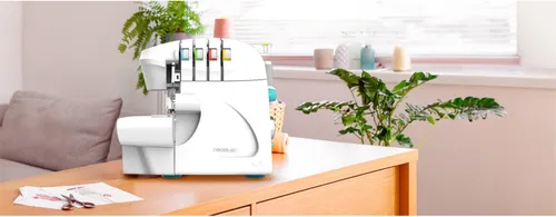 Maszyna do szycia Overlock CECOTEC Belle Couture Biały