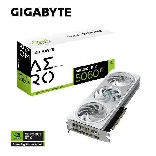 Karta graficzna Gigabyte GeForce RTX 5060 Ti AERO OC 8GB GDDR7 128bit DLSS 4