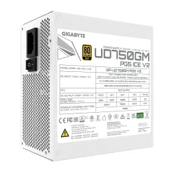 Zasilacz Gigabyte UD750GM PG5 V2 ICE 750W 80+ Gold Biały