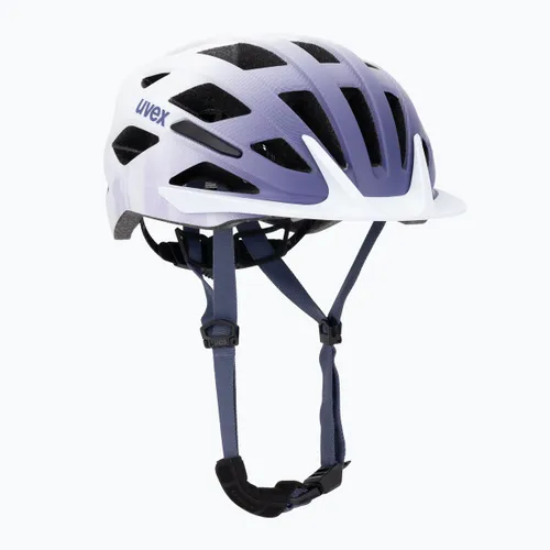 Kask rowerowy dziecięcy UVEX Air Wing 2 CC lilac/white matt