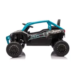 Auto Na Akumulator Buggy Terenowe Kawasaki Js330 24V LED Pilot Skóra Eva
