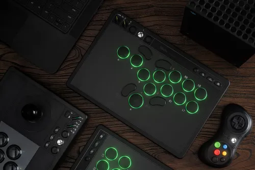 Kontroler 8BitDo All-Button Arcade Controller do PC, Xbox Bezprzewodowy Czarny