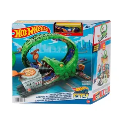 Hot Wheels Zestaw tematyczny pętla krokodyla