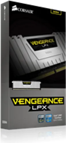 Pamięć Corsair Vengeance LPX, DDR4, 16 GB, 3200MHz, CL16 (CMK16GX4M2B3200C16W)