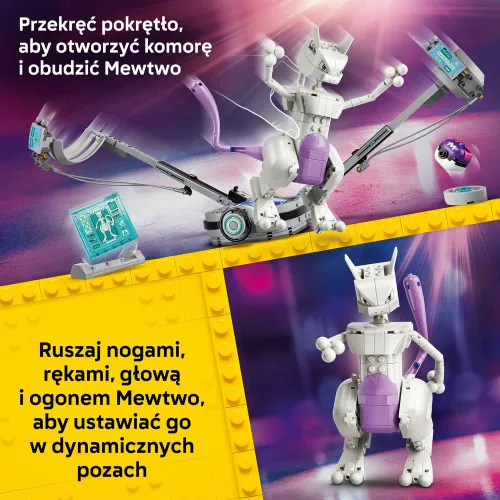 LEGO 72163 Pokémon SMART Play Ucieczka z laboratorium Mewtwo