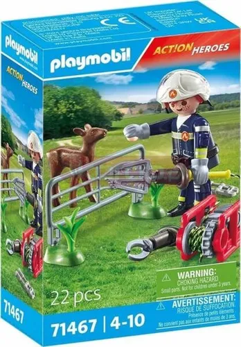PLAYMOBIL ACT!ON HEROES 71467 STRAŻ POŻARNA RATOWANIE ZWIERZĄT