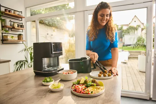 Air Fryer Frytkownica beztłuszczowa BRAUN MultiFry 5 HF5075IBK 6l z okienkiem do obserwacji postępów gotowania