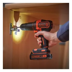 Akülü Matkap Black &amp; Decker BDCHD18 18 in 1x1.5 Ah pil