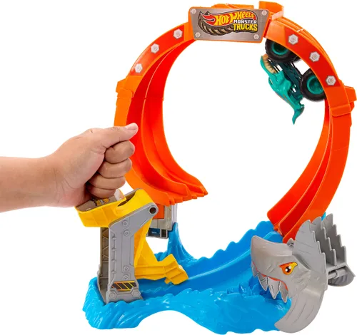 Tor Hot Wheels Monster Trucks Pętla rekina JFR08