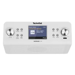 Radioodbiornik TechniSat DigitRadio 21 IR Radio FM DAB+ Internetowe Bluetooth Biały