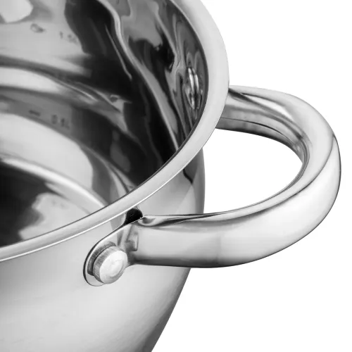 Garnek ze stali nierdzewnej z pokrywką FLORINA OLIVER 2,5 l