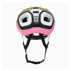 Kask rowerowy POC Amidal olivine green matt/thulite pink matt