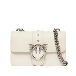 Pinko dragoste un mini sac c AI 23-24 PLTT 100058 A0f1 Bianco Seta / vechi Z140
