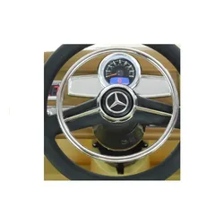 Auto Na Akumulator Dla Dziecka Retro Mercedes 300S Eva LED Pilot Skóra MP3