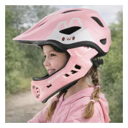 Kask rowerowy dziecięcy fullface szczękowy 2w1 odpinana szczęka rozmiar "M"