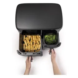 Air Fryer Frytkownica beztłuszczowa HISENSE HAF2700DCD 11l z podwójnym koszem 8 automatycznych programów