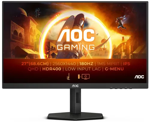 Monitor AOC Q27G4X 27" 2K IPS 180Hz 0,5ms MPRT Gamingowy